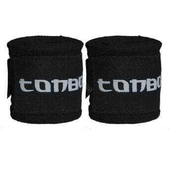 owijki bokserskie, półelastyczne, czarne