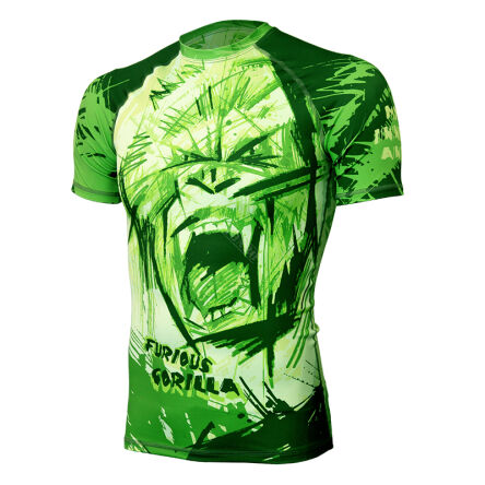 rashguard FURIOUS GORILLA, short sleeve