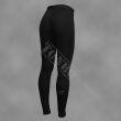 woman's leggings BLACK-SIMPLE - 2