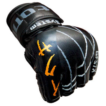 MMA grappling gloves TONBO-IKUSA leather