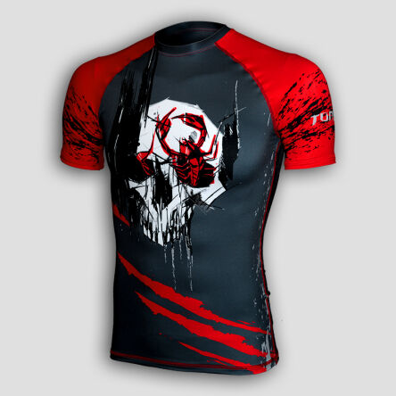 rashguard SASORI GY-R, short sleeve