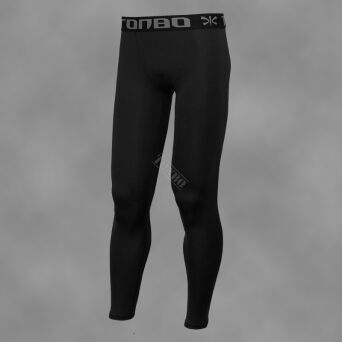 legginsy męskie BLACK-SIMPLE