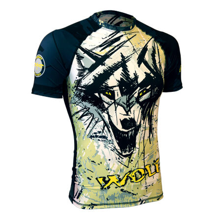 rashguard WOLF, short sleeve