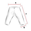 BJJ / ju-jitsu trousers HURRICANE, blue, 14oz (9 sizes) - 3