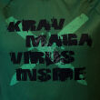 men's t-shirt KRAV MAGA VIRUS INSIDE (polyester) - 2