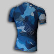 rashguard CAMO-BLUE, krótki rękaw - 2